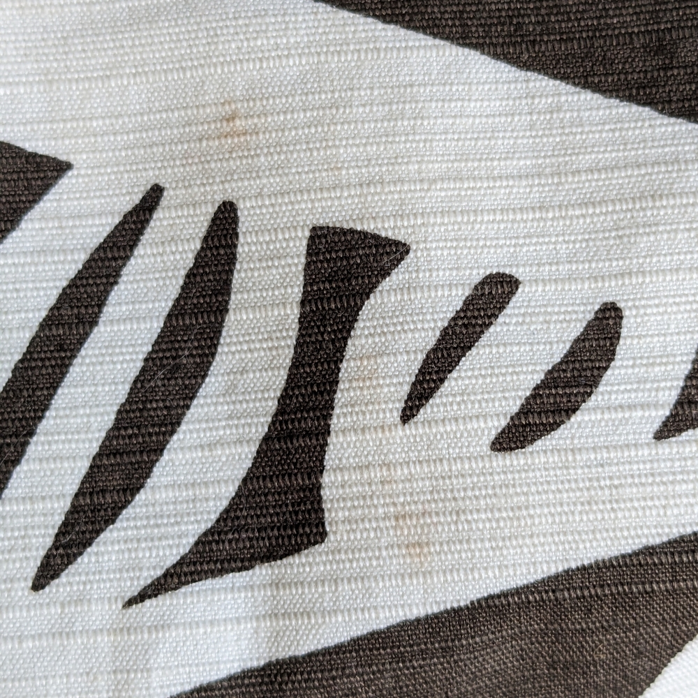 Bold Pattern Brown and white dress Sz 8 - Picture 11 of 12